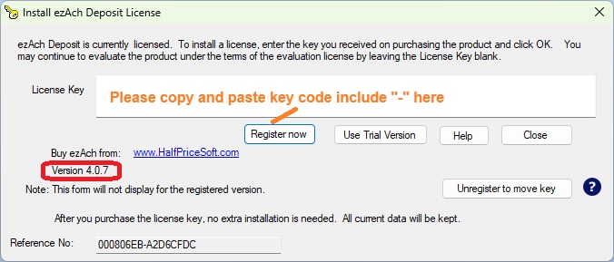 enter key code