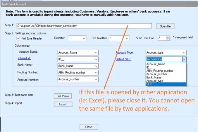 import clients